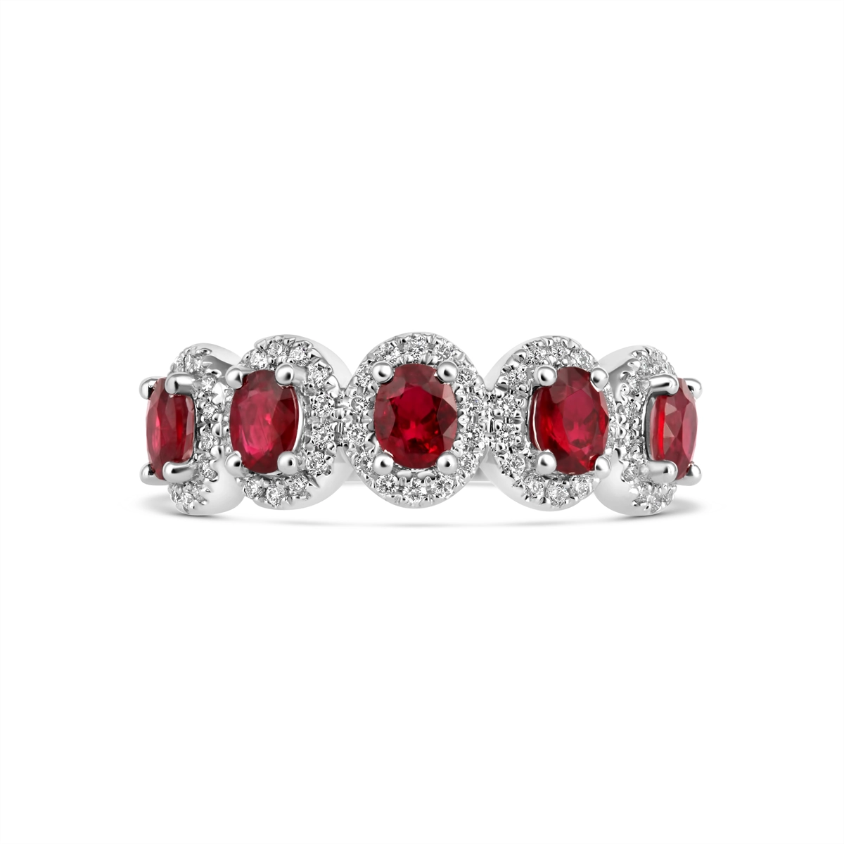 Rings Rings in White Gold containing Multi-gemstone, Diamond, Ruby 406954