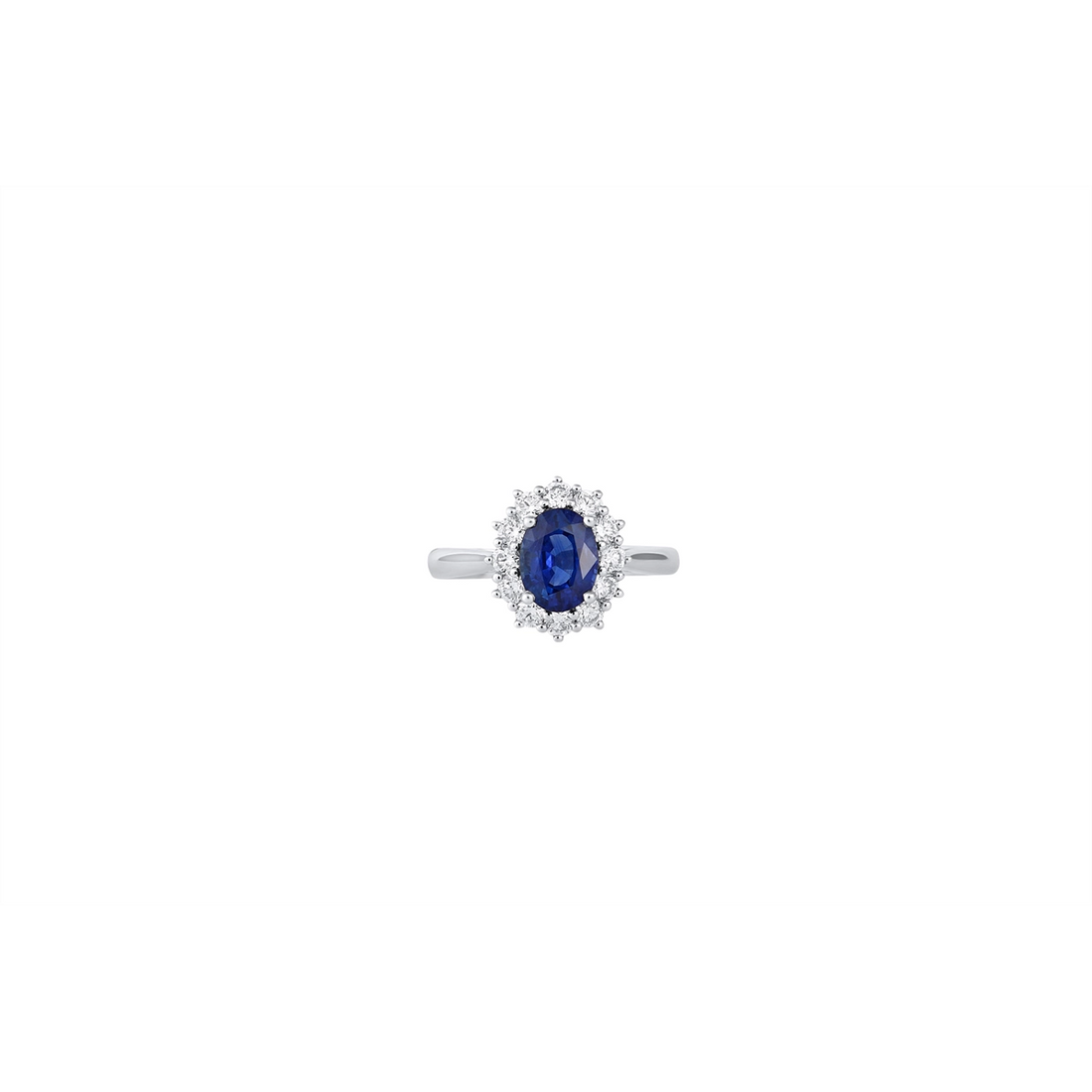 Rings Rings in White Gold containing Multi-gemstone, Diamond, Sapphire LB343078-SAP