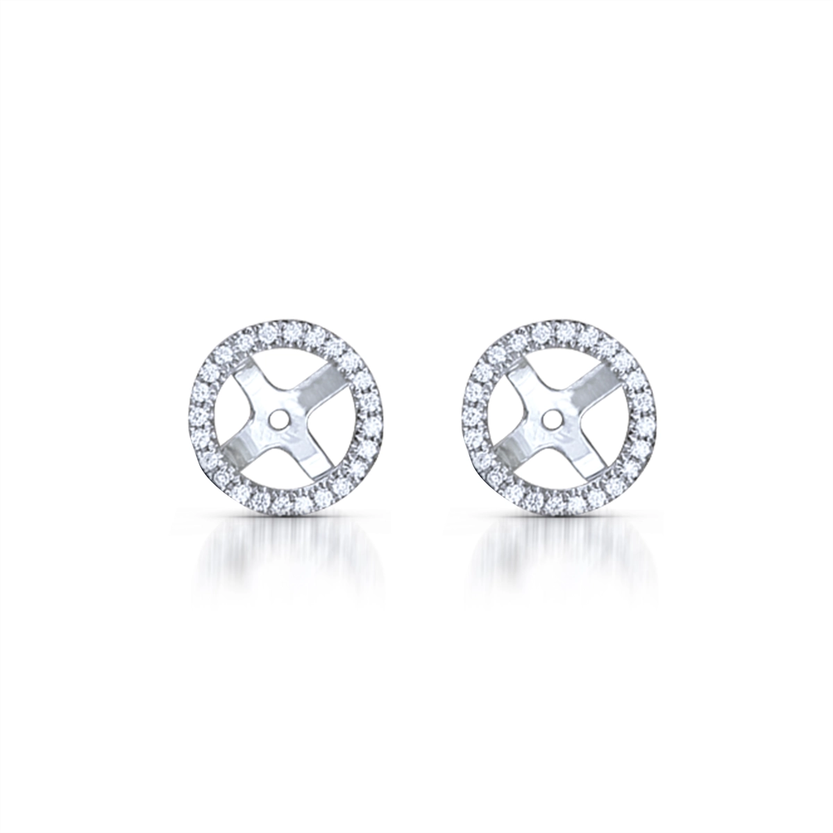 Earrings Earrings in White Gold containing Diamond 406975