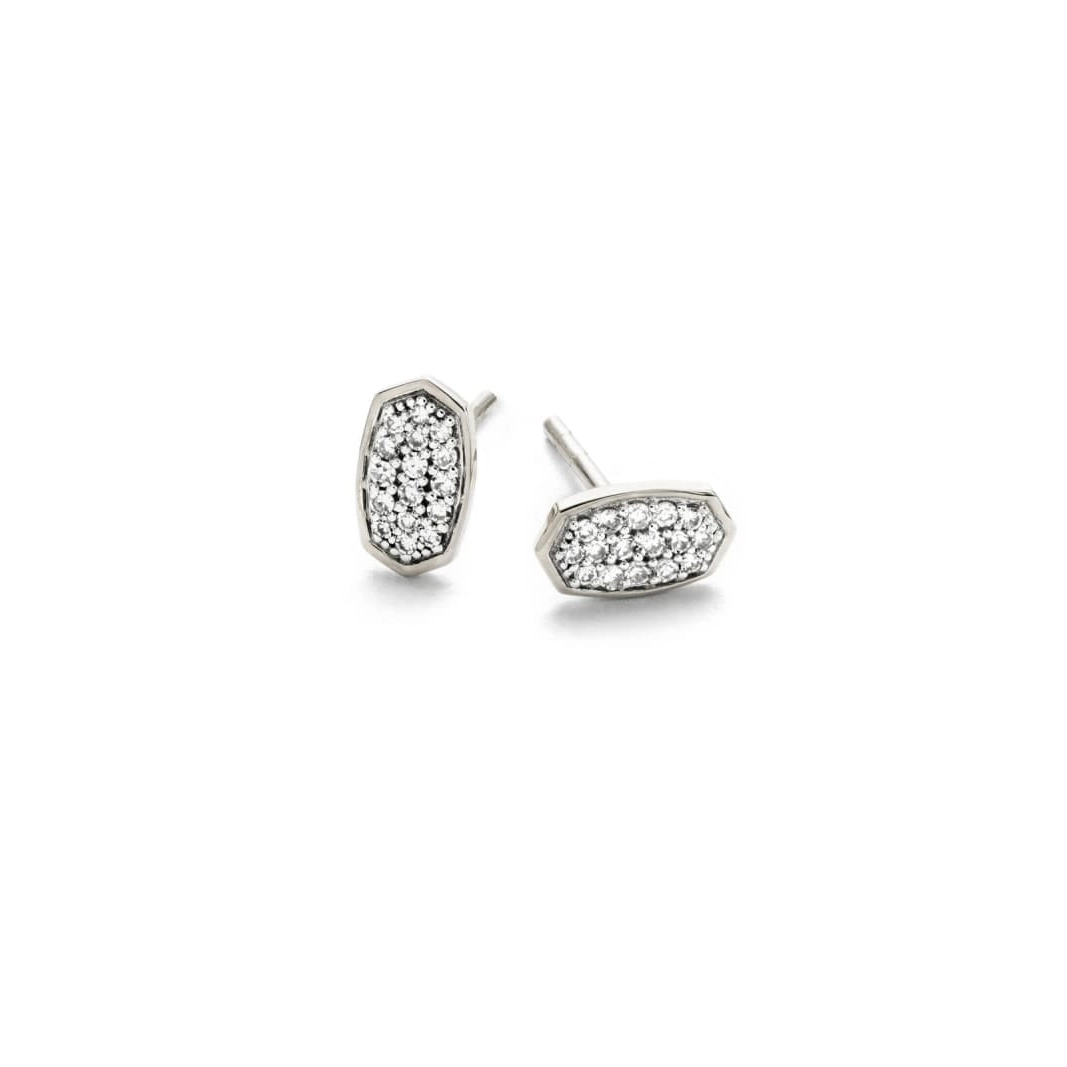 Kendra Scott Earrings in White Gold containing Diamond 4217715905