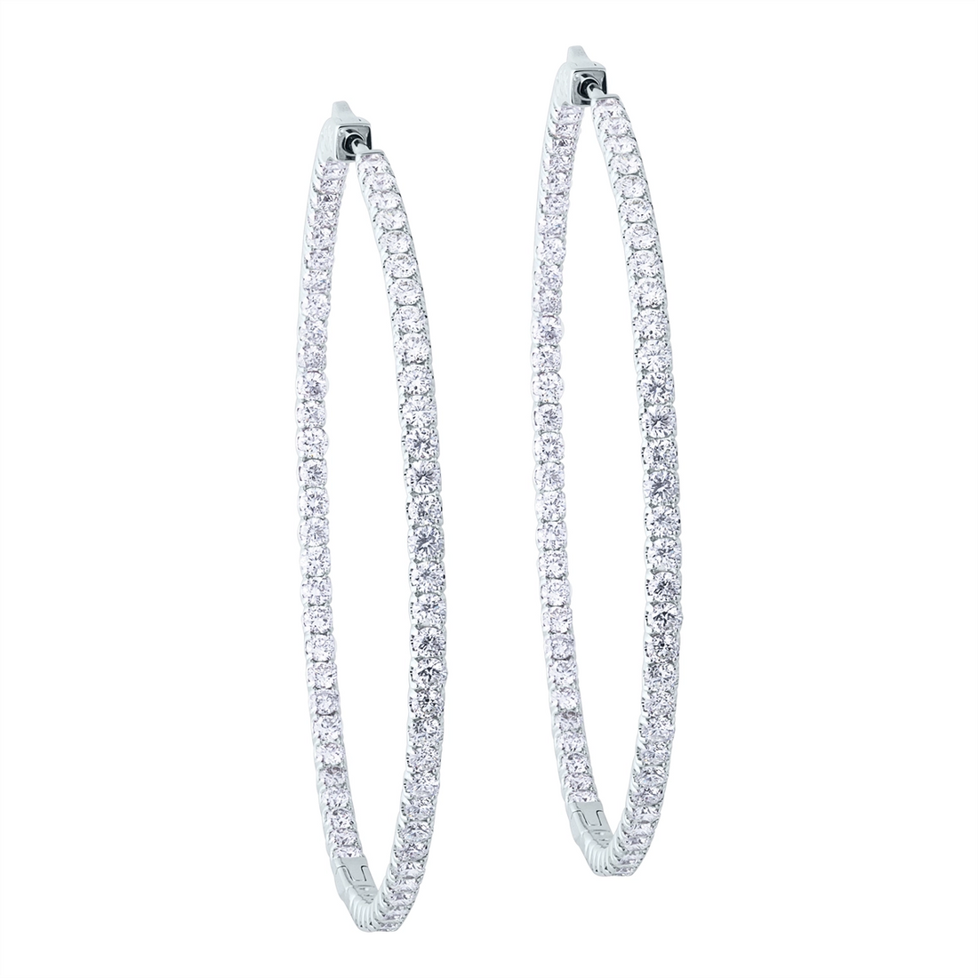 Earrings Earrings in White Gold containing Diamond 407638