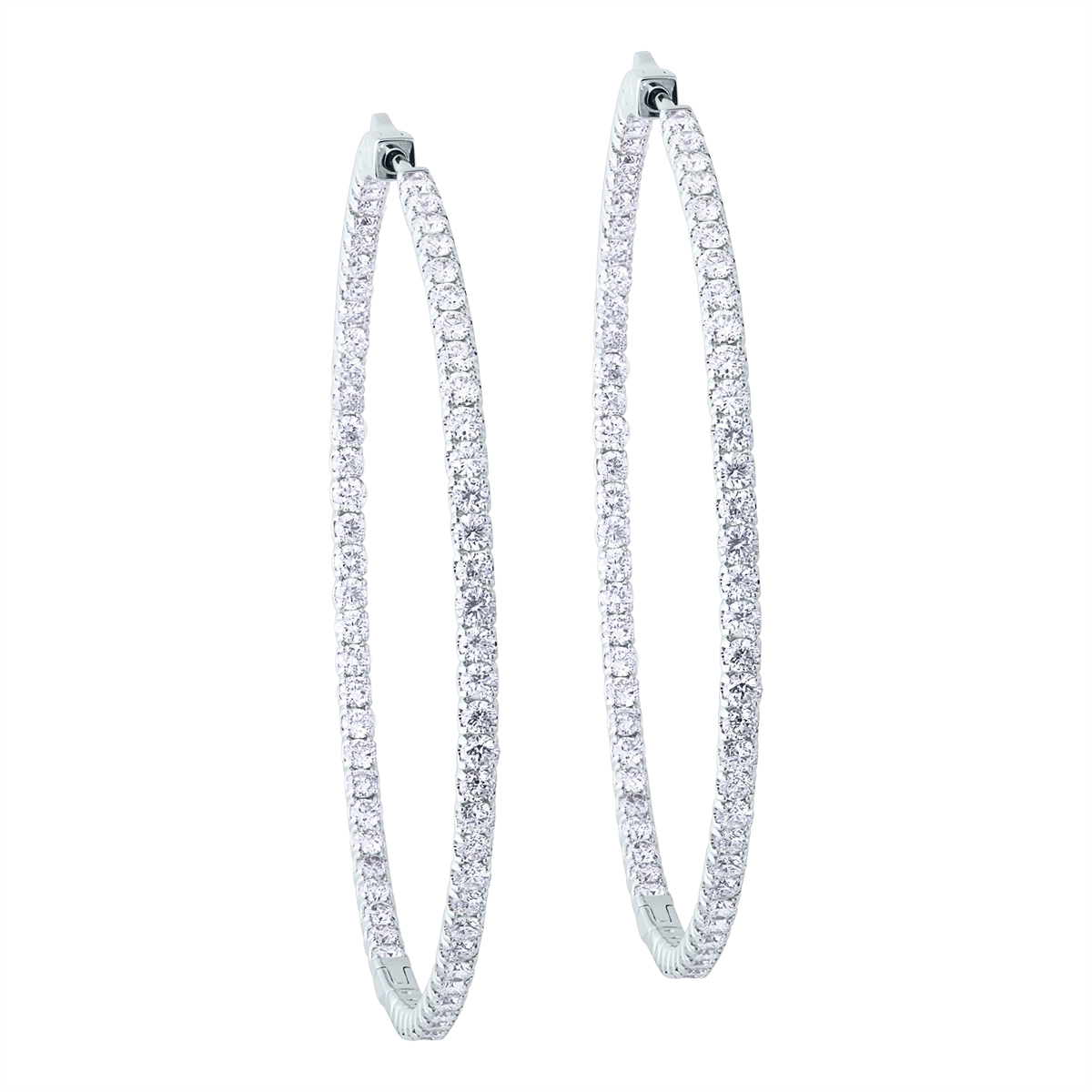 Earrings Earrings in White Gold containing Diamond 407638