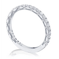 Tacori Wedding Rings in White Gold containing Diamond P104 2 B 3/4 FW