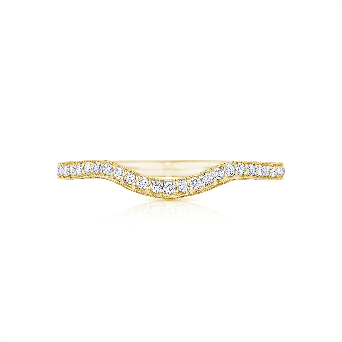Tacori Wedding Rings in Yellow Gold containing Diamond HT 2562 B 1/2 Y R