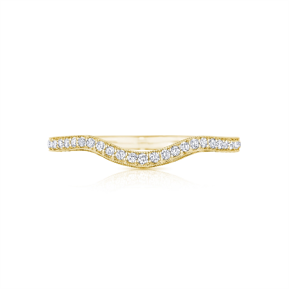 Tacori Wedding Rings in Yellow Gold containing Diamond HT 2562 B 1/2 Y R