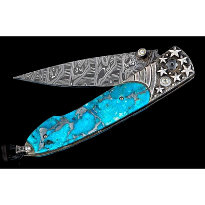 William Henry Accessories in Silver containing Other, Multi-gemstone, Turquoise B10STARS-STRIPES