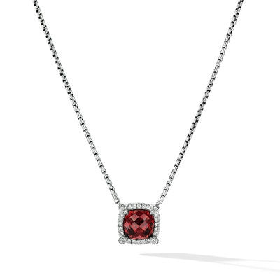 David Yurman Necklaces in Silver containing Garnet, Multi-gemstone, Diamond N14202DSSARGDI18