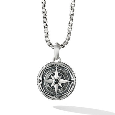 David Yurman Pendants in Silver containing Black diamond D25663MSSABD