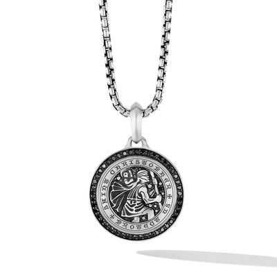 David Yurman Pendants in Silver containing Black diamond D15926MSSABD