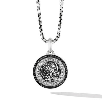 David Yurman Pendants in Silver containing Black diamond D15926MSSABD