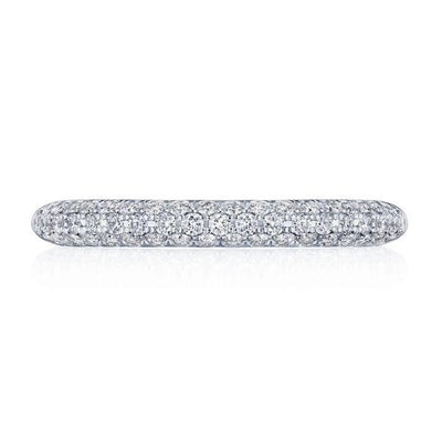 Tacori Wedding Rings in Platinum/Palladium containing Diamond HT 2673 B 1/2