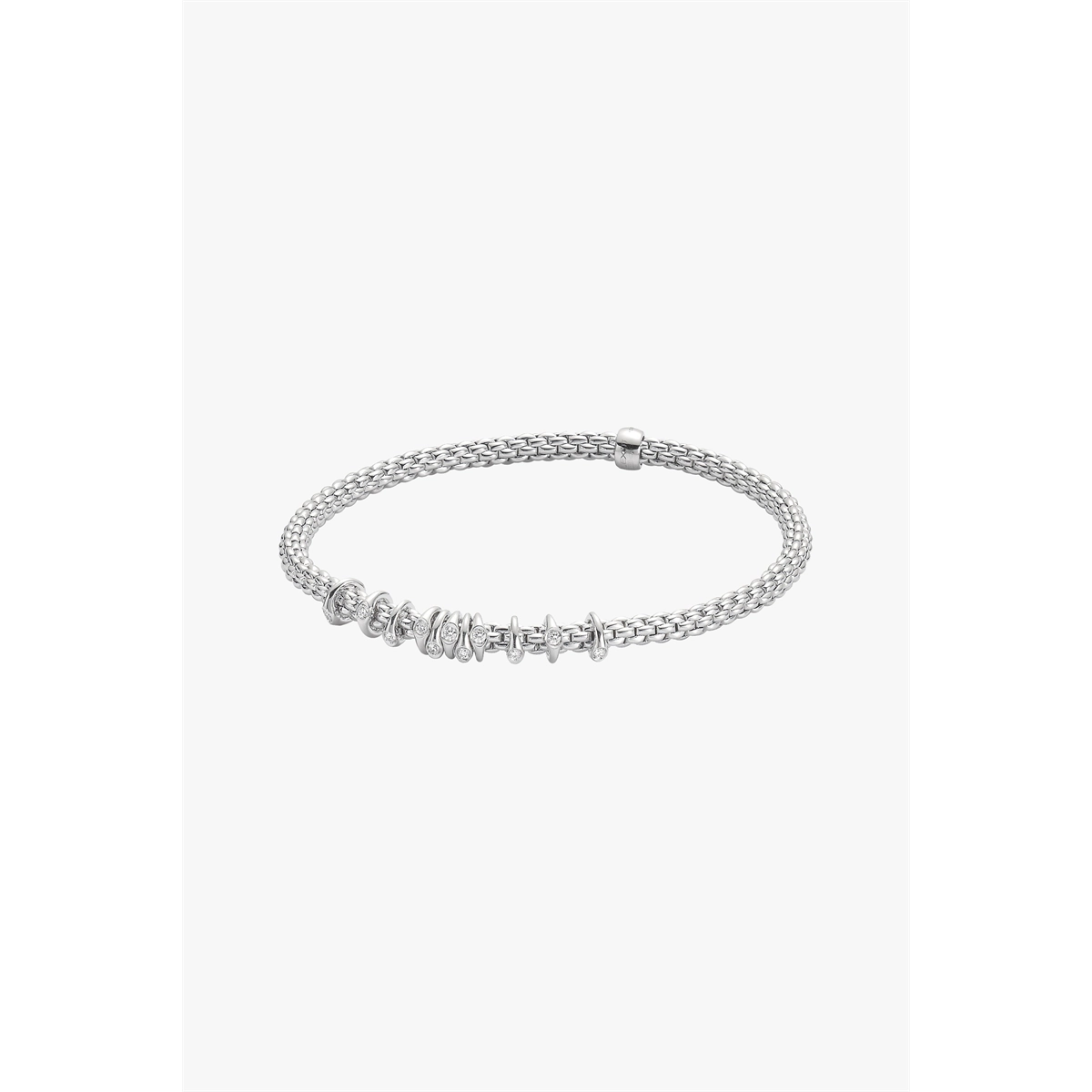 FOPE Bracelets in White Gold containing Diamond 74708BX_BB_B_XBX_00S