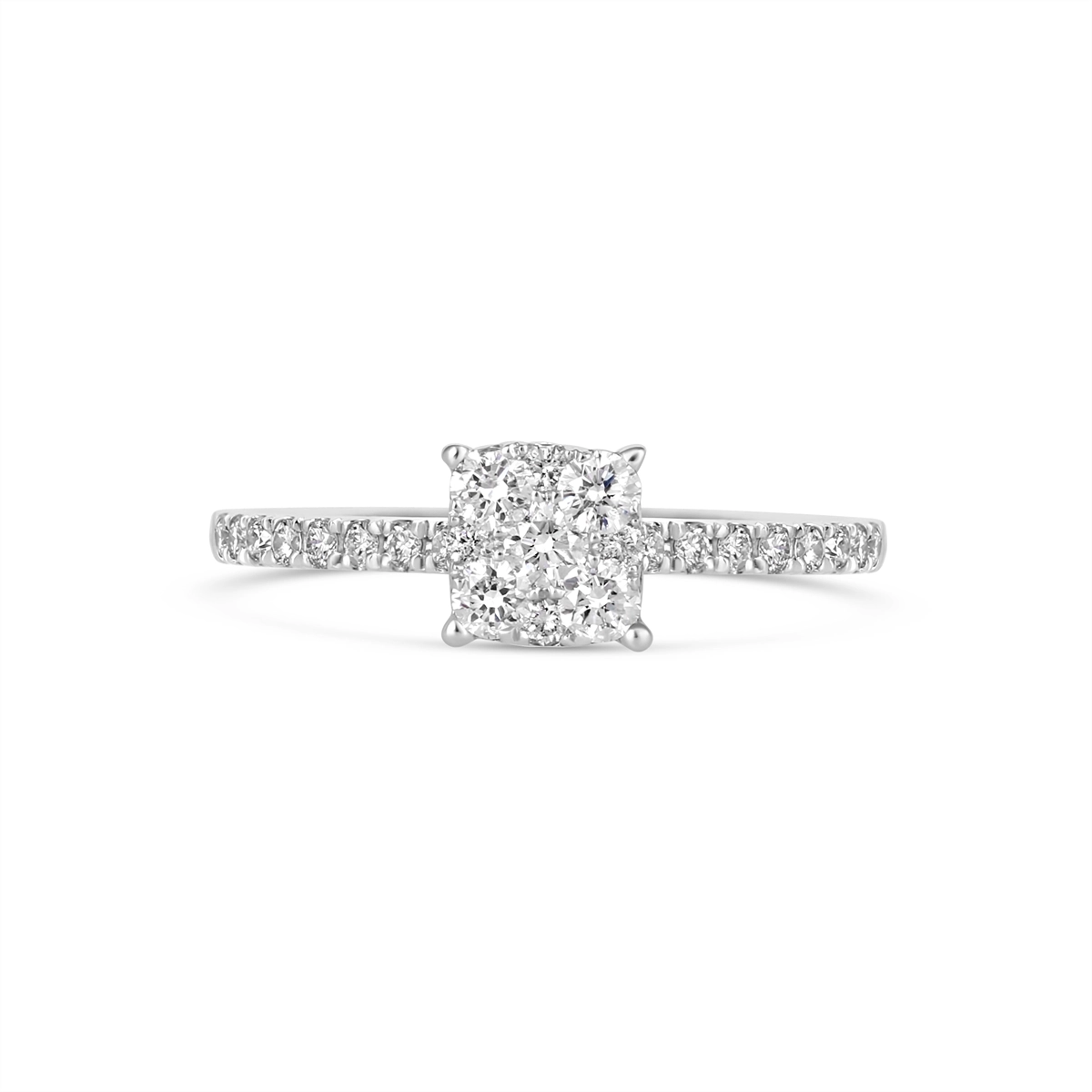 Engagement Collections Engagement Rings in White Gold containing Diamond R31634-100