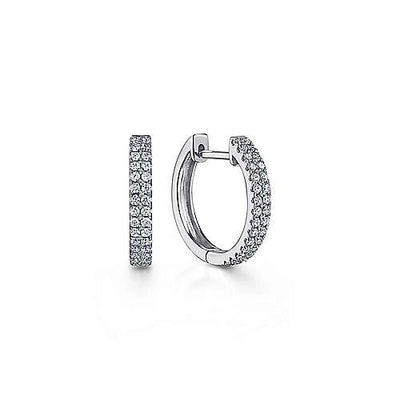 Gabriel & Co Earrings in White Gold containing Diamond EG13173W45JJ