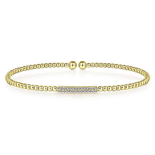Gabriel & Co Bracelets in Yellow Gold containing Diamond BG4119-65Y45JJ
