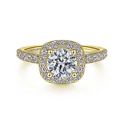 csv_image Gabriel & Co Engagement Ring in Yellow Gold containing Diamond ER6872Y44JJ