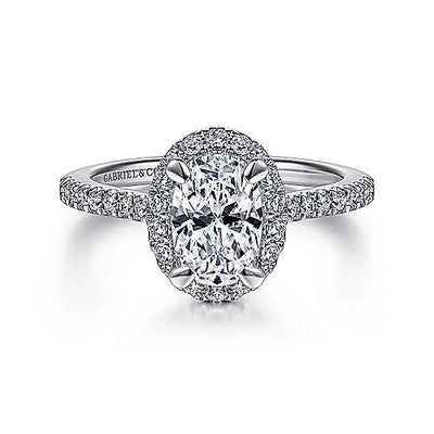 csv_image Gabriel & Co Engagement Ring in White Gold containing Diamond ER14725O4W44JJ