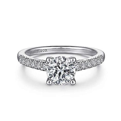 csv_image Gabriel & Co Engagement Ring in White Gold containing Diamond ER14399R4W44JJ