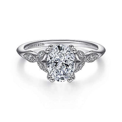 Gabriel & Co Engagement Rings in White Gold containing Diamond ER11721O4W44JJ