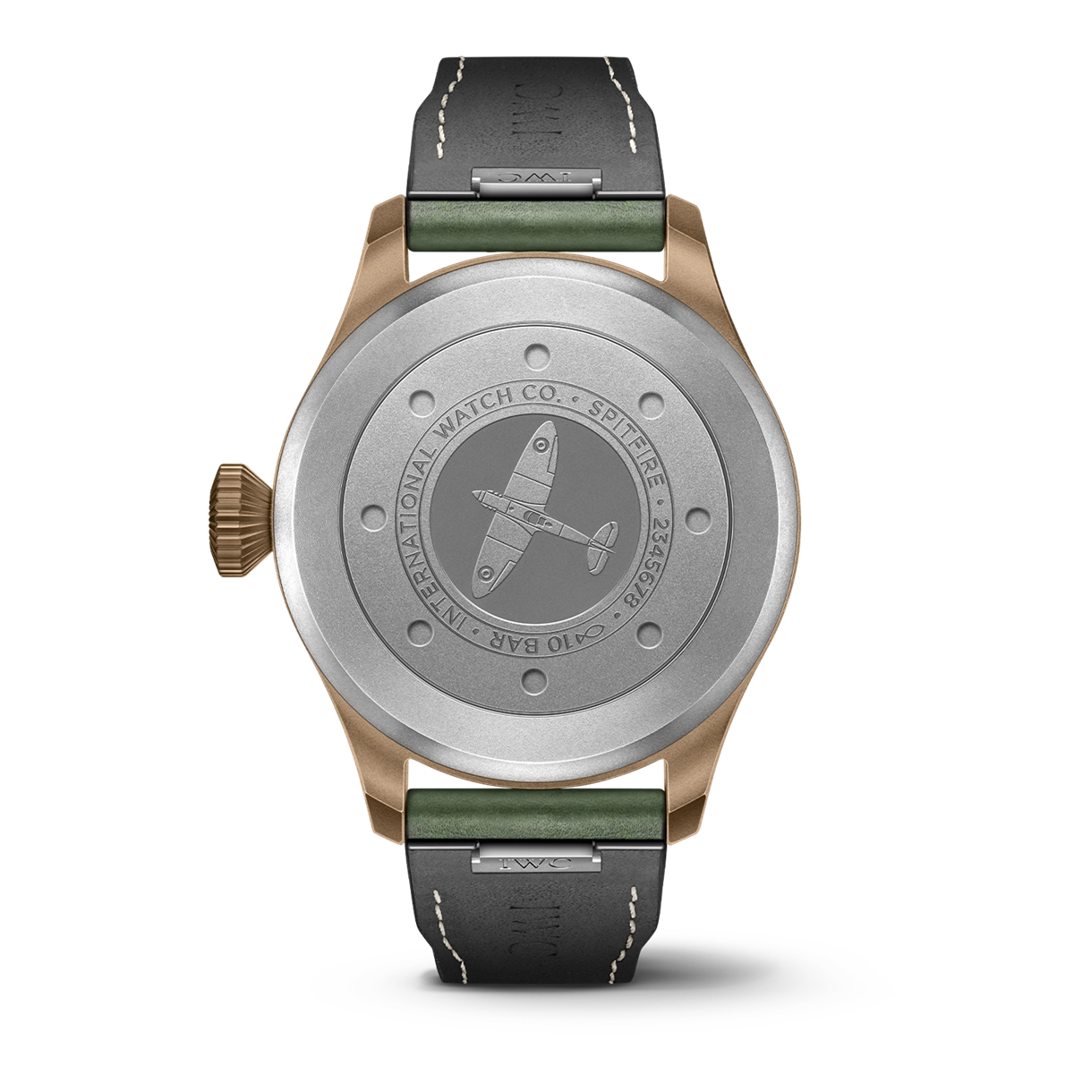 IWC Big Pilot's Watch 43 Spitfire Green Dial Leather Strap IWC Big Pilot's Watch 43 Spitfire Green Dial Leather Strap