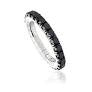 csv_image Wedding Bands Ring in White Gold containing Black diamond FTE85DN.M