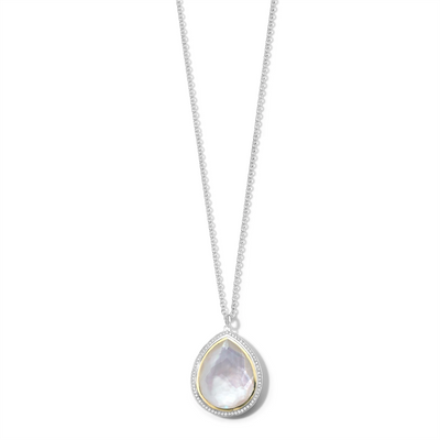 csv_image Ippolita Necklace in Mixed Metals containing Mother of pearl, Quartz, Other, Multi-gemstone, Diamond SGN1816DFMOPDIA