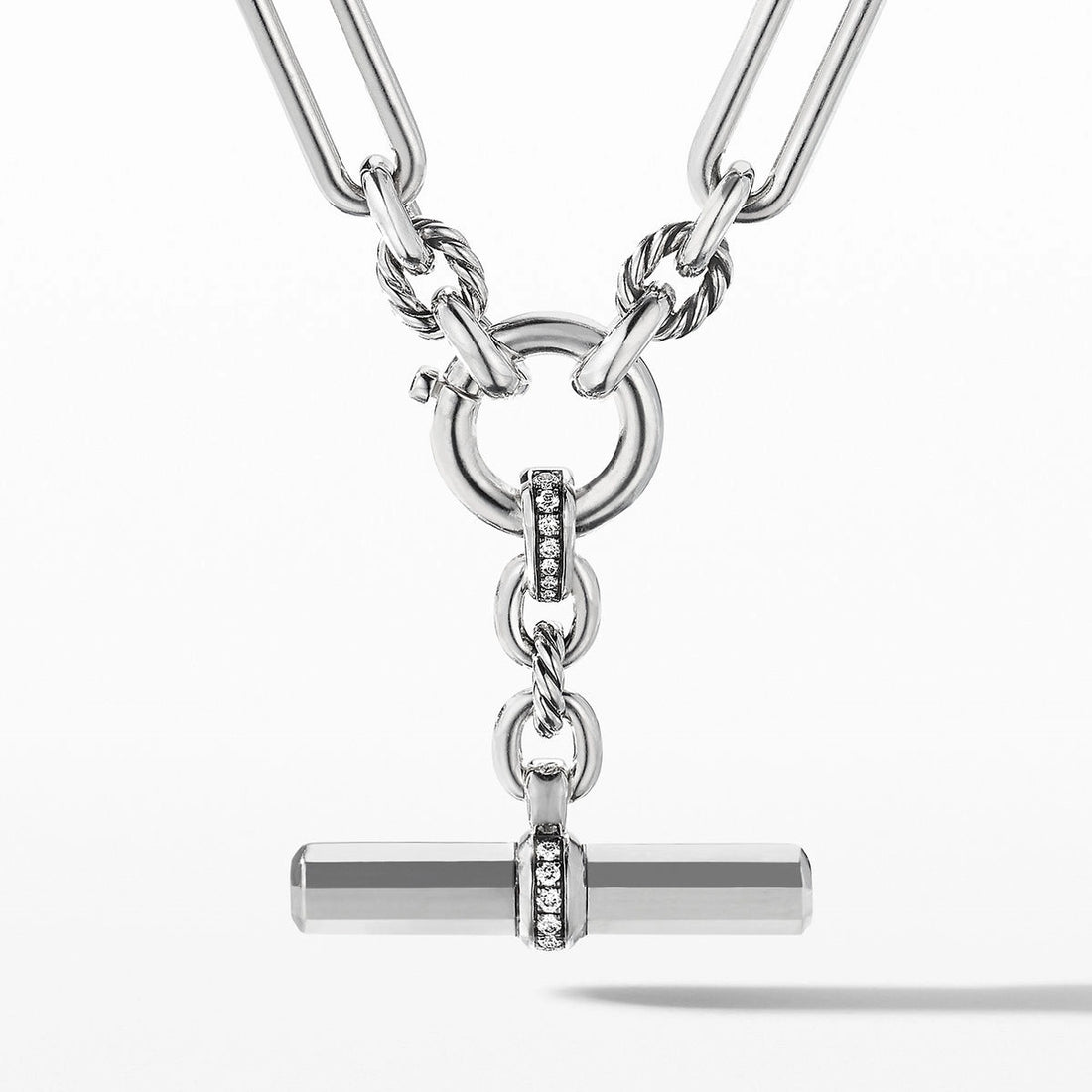 David Yurman Necklaces in Silver containing Diamond N16413DSSADI21