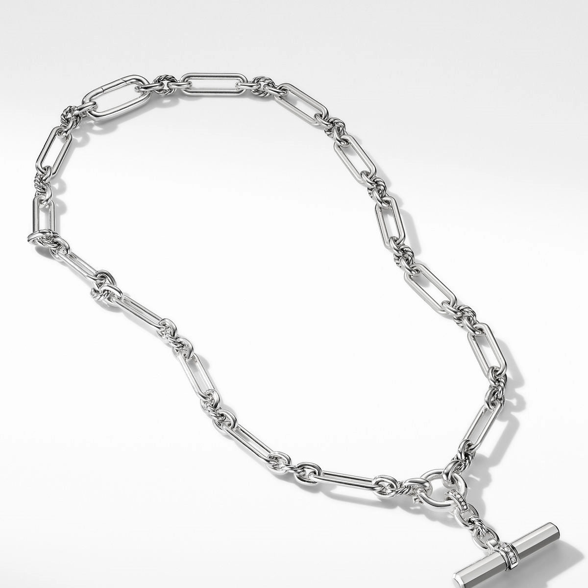 David Yurman Necklaces in Silver containing Diamond N16413DSSADI18