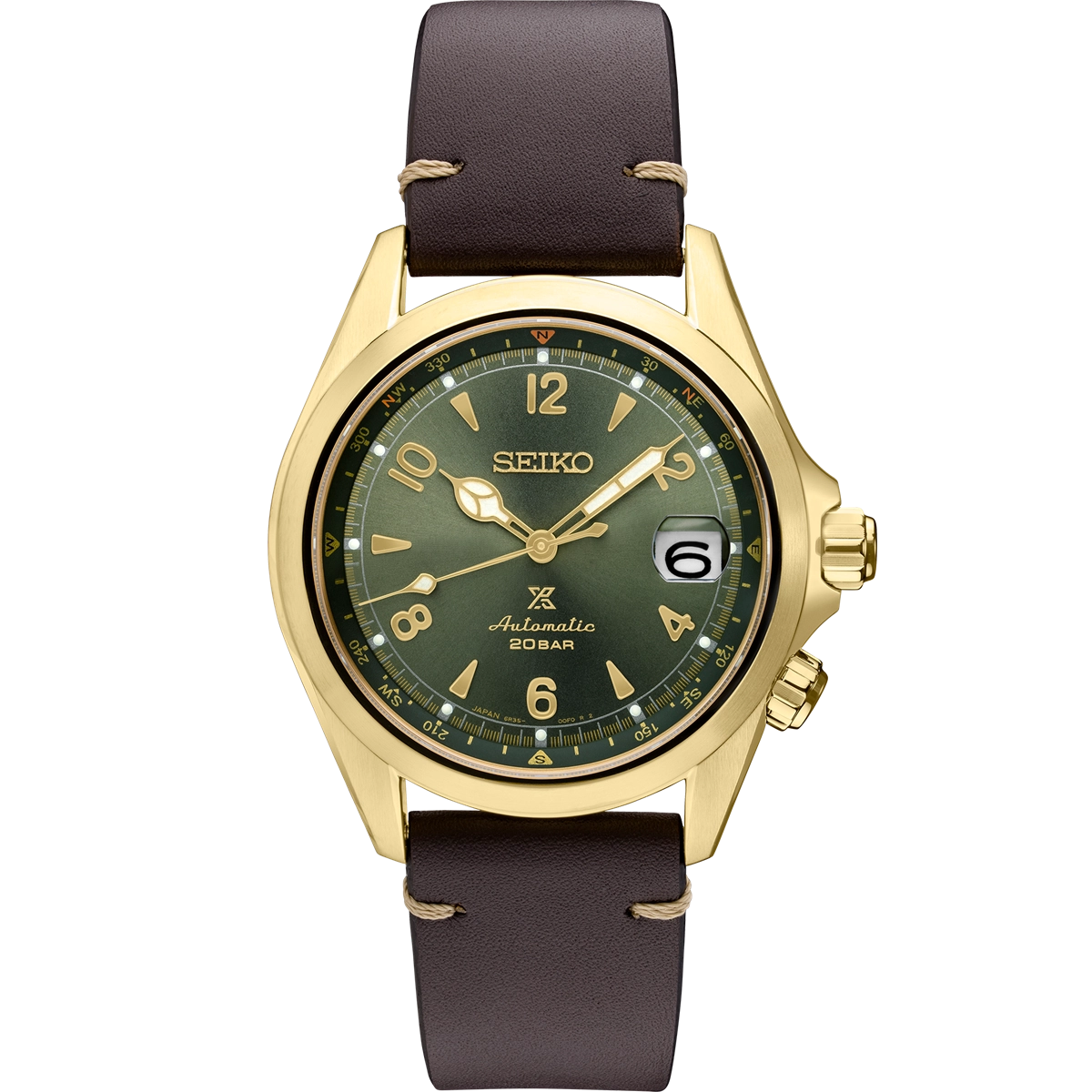 Seiko watch in Yellow Gold SPB210