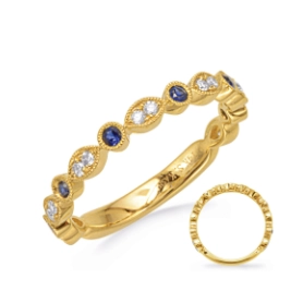Rings Rings in Yellow Gold containing Multi-gemstone, Diamond, Sapphire 410103