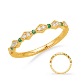 Rings Rings in Yellow Gold containing Multi-gemstone, Diamond, Emerald 410104
