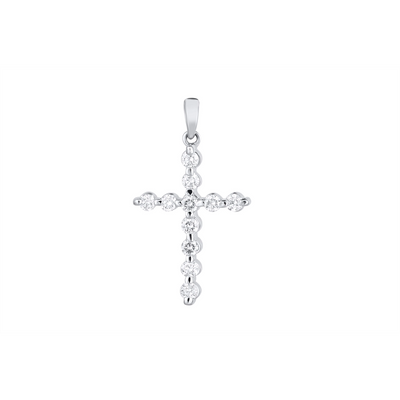Pendants Pendants in White Gold containing Diamond 410141