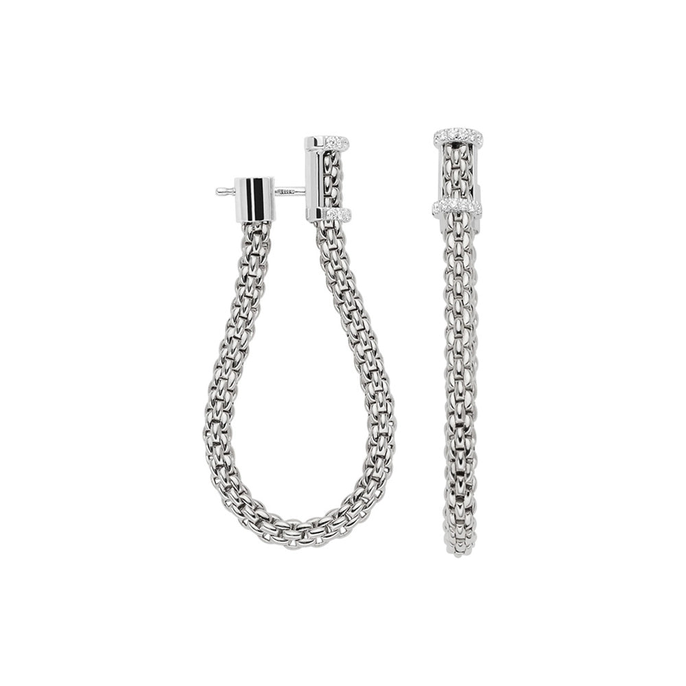 FOPE Earrings in White Gold containing Diamond 04E08OX_BB_B_XXX_000