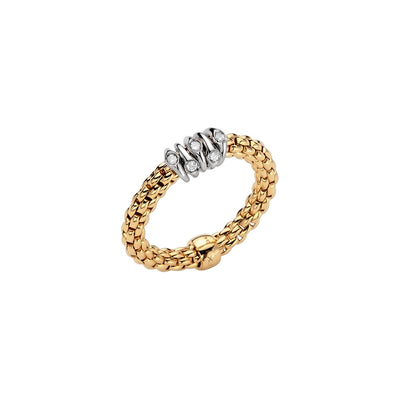 csv_image FOPE Ring in Yellow Gold containing Diamond 74608AX_BB_G_XBX_00M