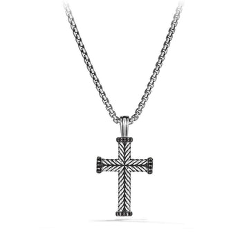 David Yurman Pendants in Silver containing Black diamond D05039MSSABD