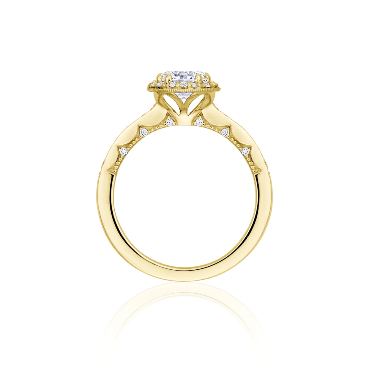 Tacori Engagement Rings in Yellow Gold containing Diamond P103 2 RD 8 FY