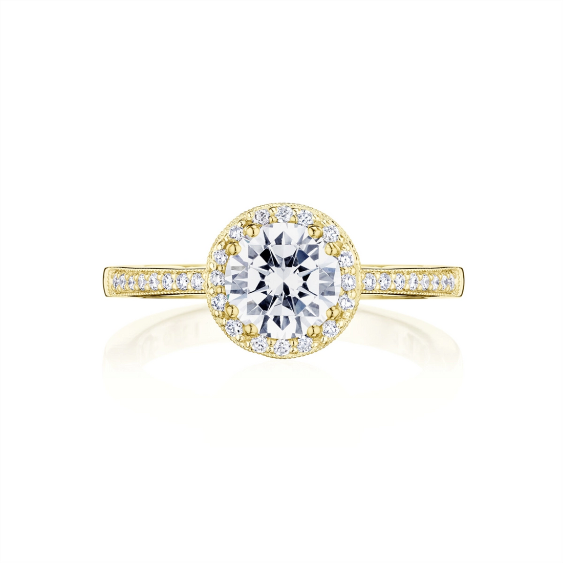 Tacori Engagement Rings in Yellow Gold containing Diamond P103 2 RD 8 FY