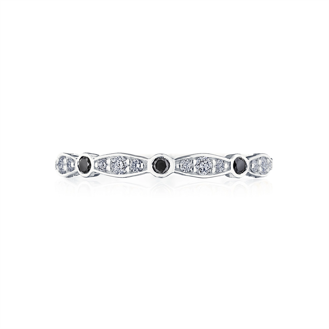 Tacori Rings in White Gold containing Multi-gemstone, Diamond, Sapphire 47-2 BS W