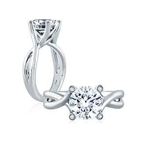 csv_image A. Jaffe Wedding in White Gold ME1733/103-14Ksi