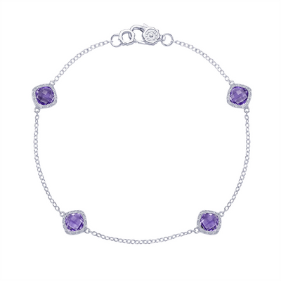 csv_image Tacori Bracelet in Silver containing Amethyst SB22801