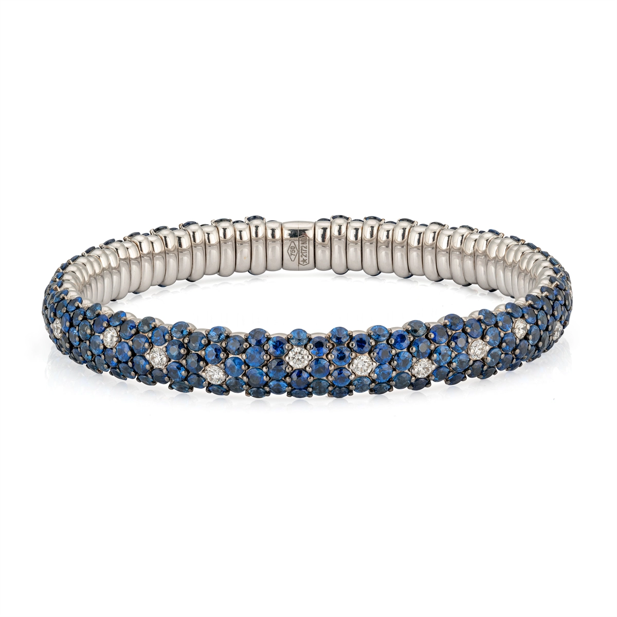 Zydo Bracelets in White Gold containing Multi-gemstone, Diamond, Sapphire PU19DBSW