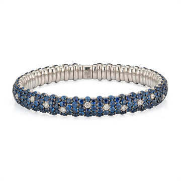 Zydo Bracelets in White Gold containing Multi-gemstone, Diamond, Sapphire PU19DBSW