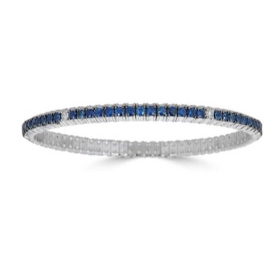 Zydo Bracelets in White Gold containing Multi-gemstone, Diamond, Sapphire PU22DBSW