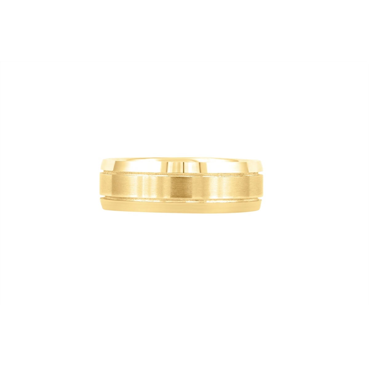 Mens Bands Wedding Rings in Yellow Gold N16534-7-FY-10