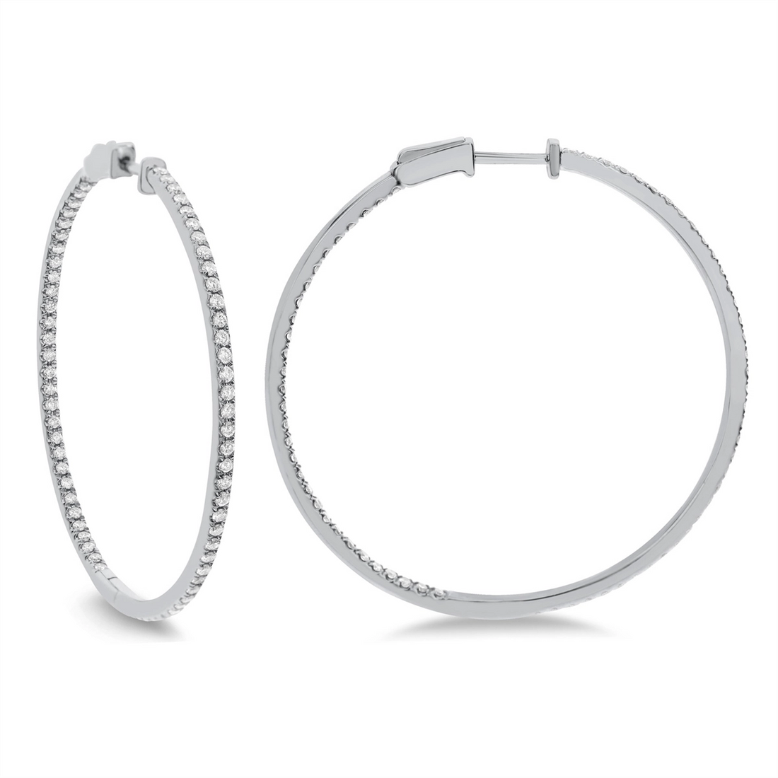Earrings Earrings in White Gold containing Diamond 411475