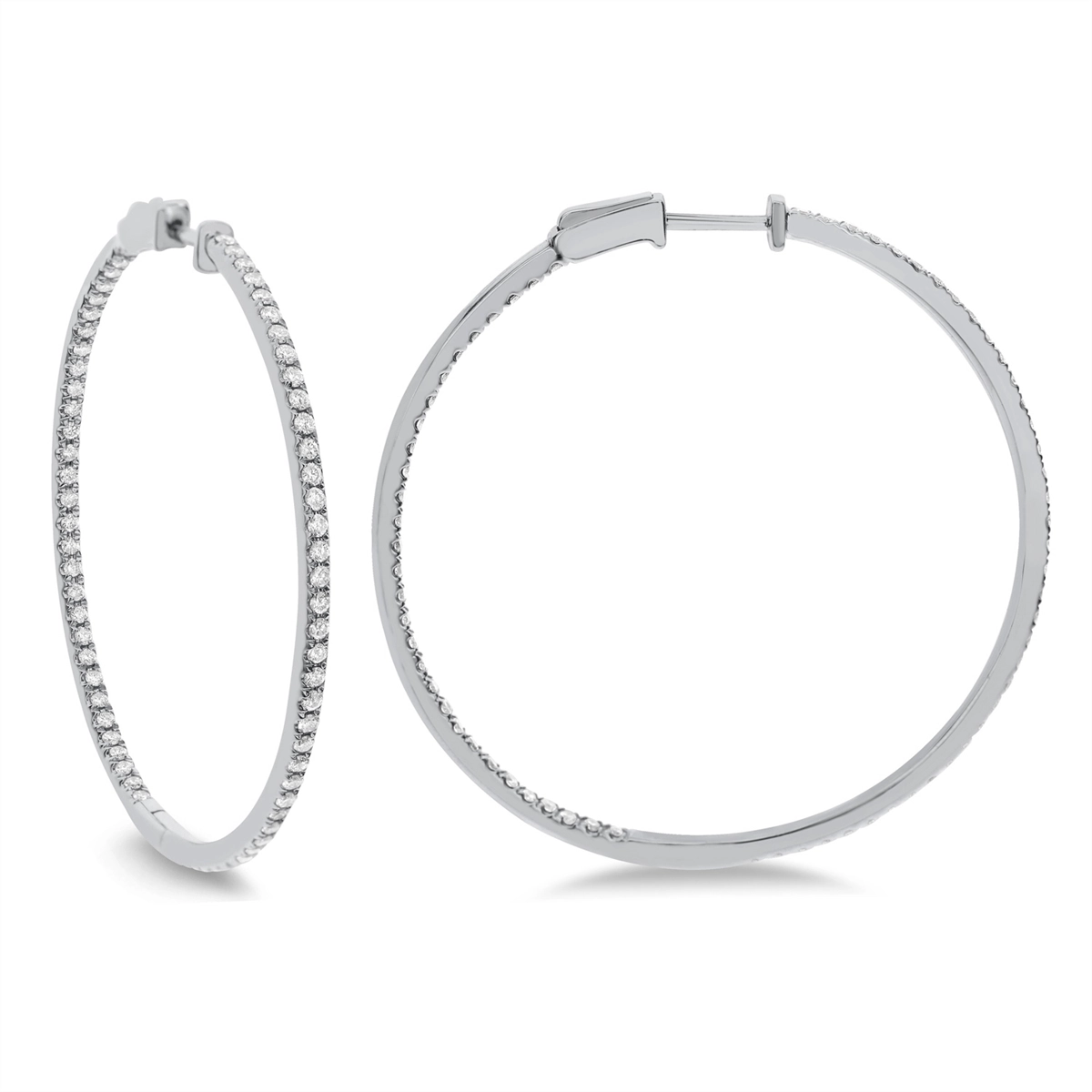Earrings Earrings in White Gold containing Diamond 411475