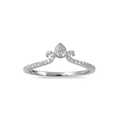 csv_image Little Bird Wedding Ring in White Gold containing Diamond LBB686