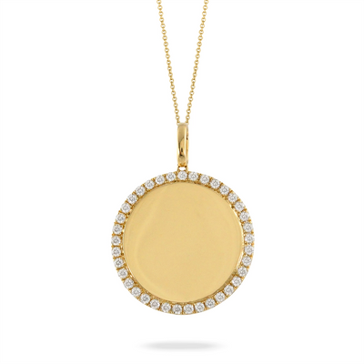 Doves Pendants in Yellow Gold containing Diamond P10096