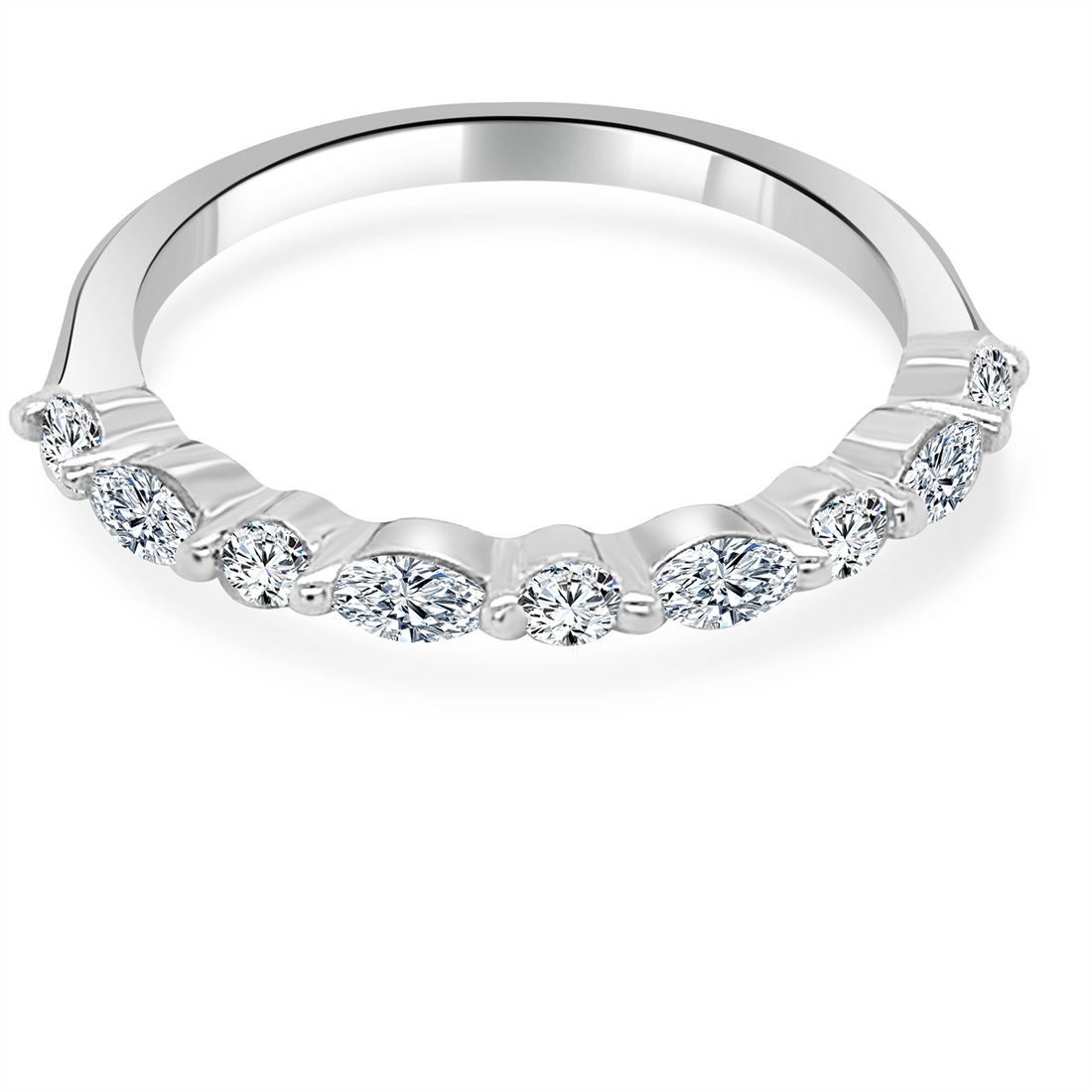 Wedding Bands Wedding Rings in White Gold containing Diamond 411805