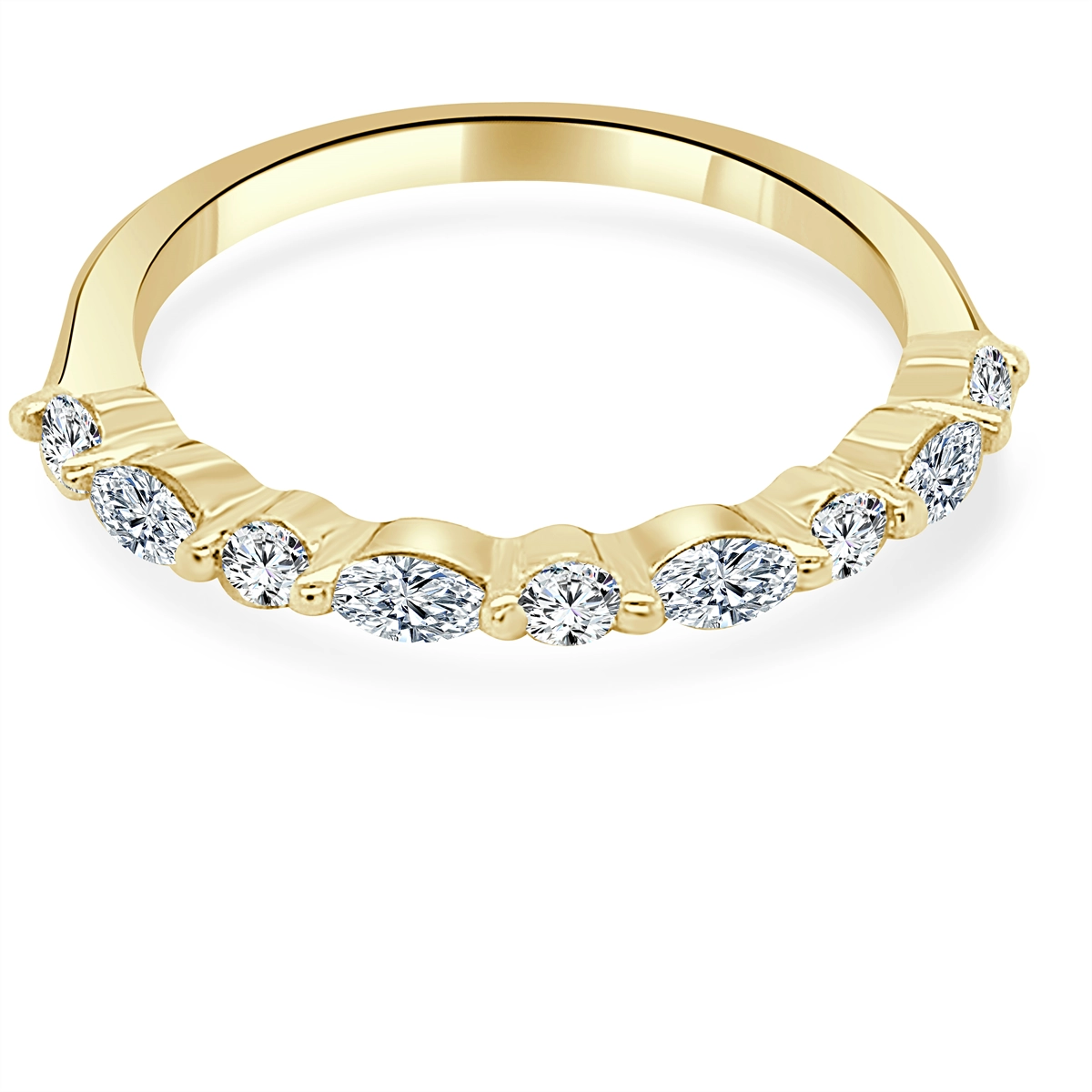 Engagement Collections Wedding Rings in Yellow Gold containing Diamond 411806